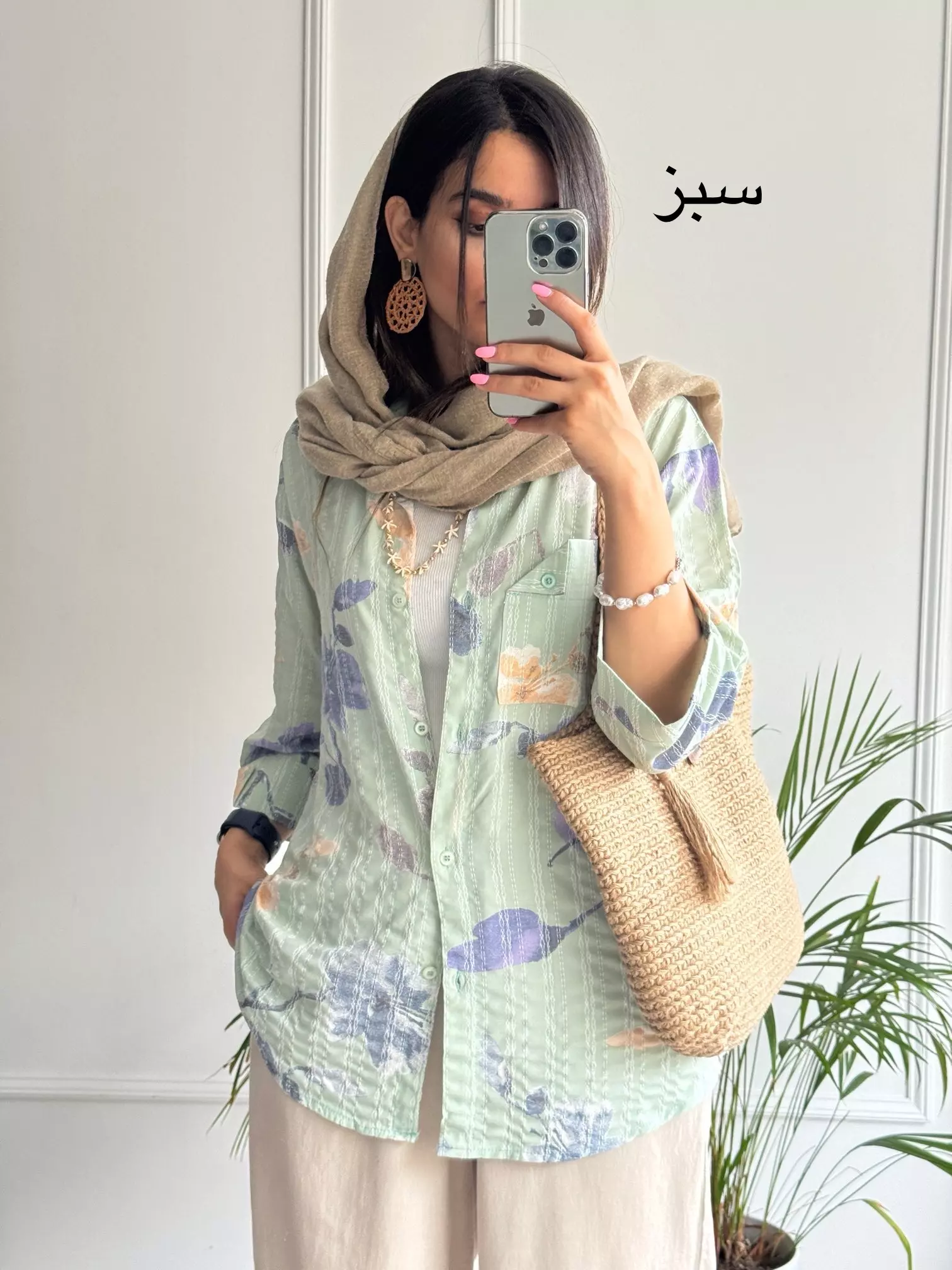 مانتو شومیزی گندم